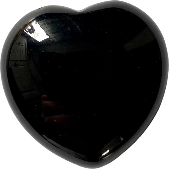 Obsidiaan edelsteen Hart 3cm