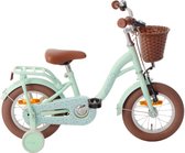 AMIGO Fairy Vélo pour enfants - Vélo pour filles 12 pouces - Avec frein à rétropédalage - Avec Roues d'entraînement - Vert menthe