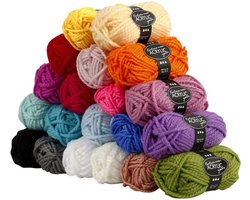Creativ Company Fantasia Acrylgaren - Set 20x50 gr - Multikleurig