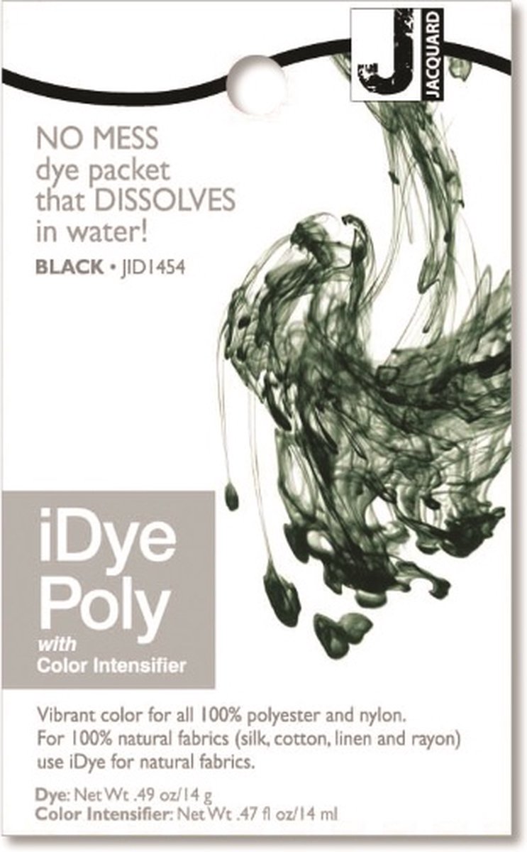Jacquard iDye Poly textielverf Zwart 14 g