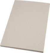 25 vellen A4-formaat, grijs karton, 1,5 mm dik (925 g/m²), 21 x 29,7 cm formaat, verpakking met 25 vellen, voor binden, boekomslagen, knutselen en scrapbooking