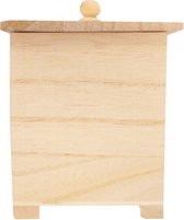 Boîte en bois avec couvercle GC 8,5x11,5 cm