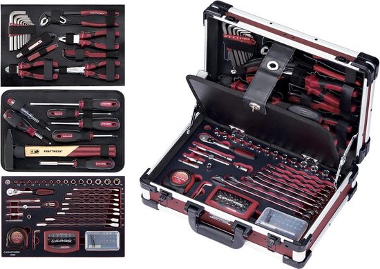 HBM 228 Delige Professionele Gereedschapskoffer Gereedschapsset 588363547 HBM 228 Delige Professionele Gereedschapskoffer Gereedschapsset 588363547
