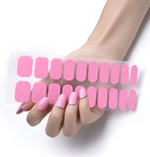 Gel Nail Wraps – Gel Nagel Wraps – Gel Nail Stickers – Gel Nagel Folie - UV lamp – Pink