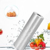 FUZON 9" X 14" X 18" polyethyleen zakken op rol Fruit Groente Doorzichtige plastic slagers toonbankzakken Polytheen toonbankzakken | Fruit/Veg/voedsel/vlees (1 rol, 250 Stuks per rol).