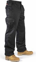Lee Cooper Hose LCPNT205 Men's Workwear Cargo Trouser Black-W42-L33