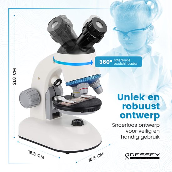 Microscope pour enfants Kiddy's Speelgoed 100X-450X – Microscope pour  enfants – Jouet