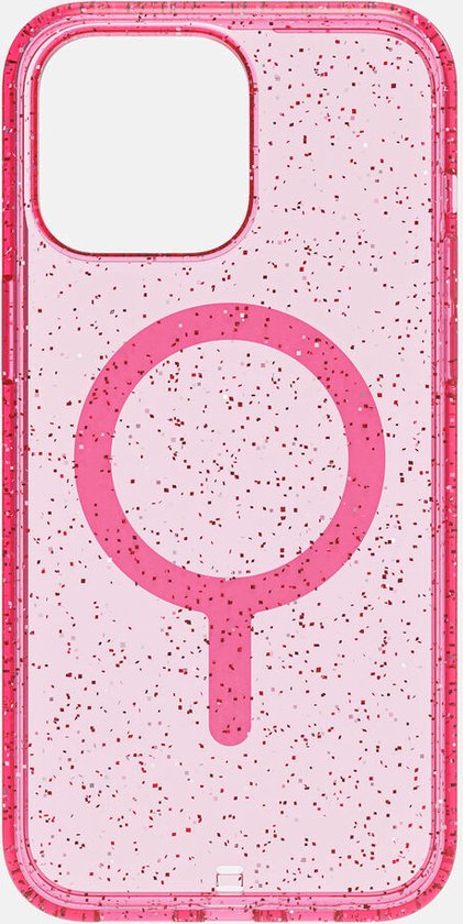 BodyGuardz Carve MagSafe - geschikt voor iPhone 15 Pro Max - Pink Pizzazz Glitter