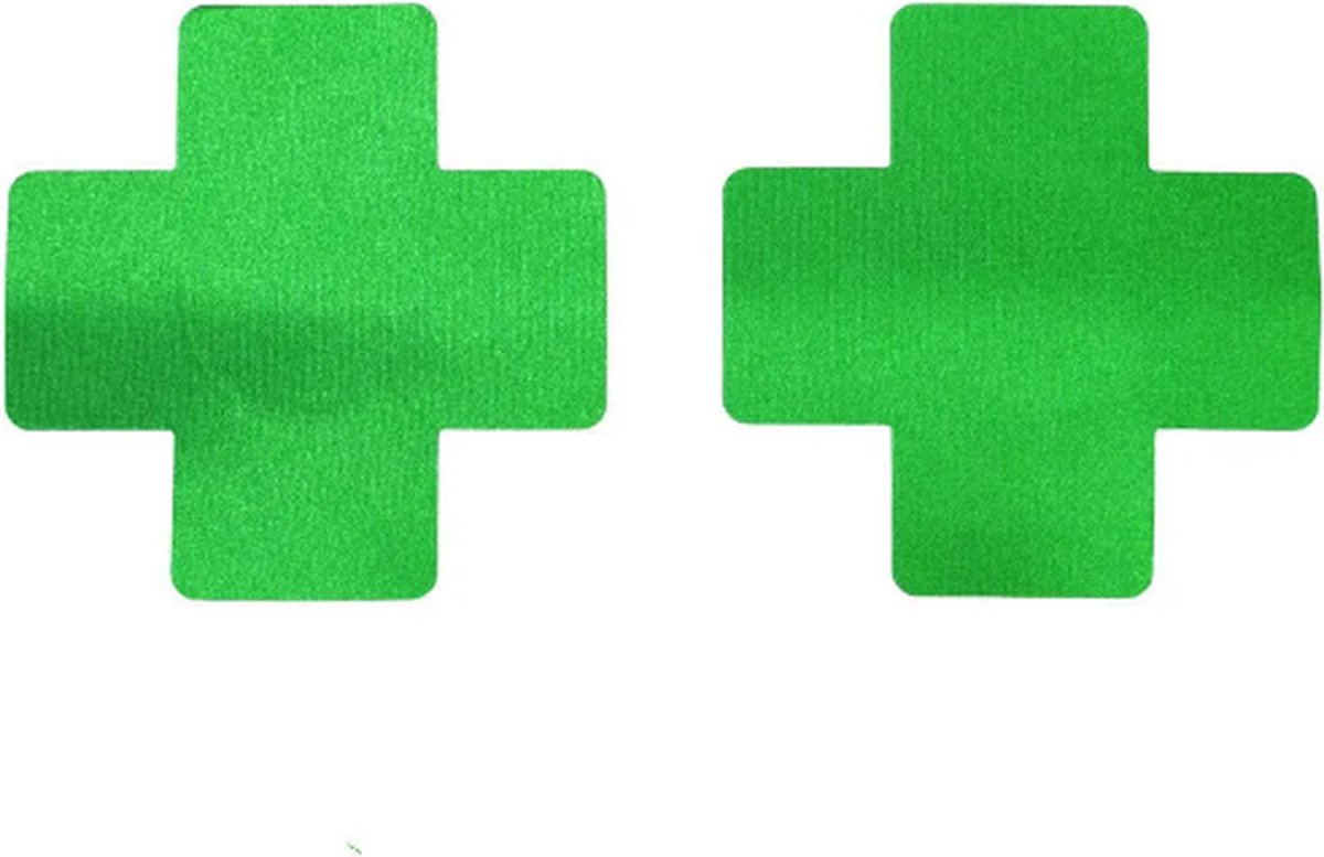 Goedkoopste Go Go Gadget - Tepelcovers - kruis - neon groen