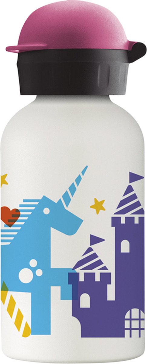 Laken drinkfles dubbelwandig isolerend met drinkdop, thermos