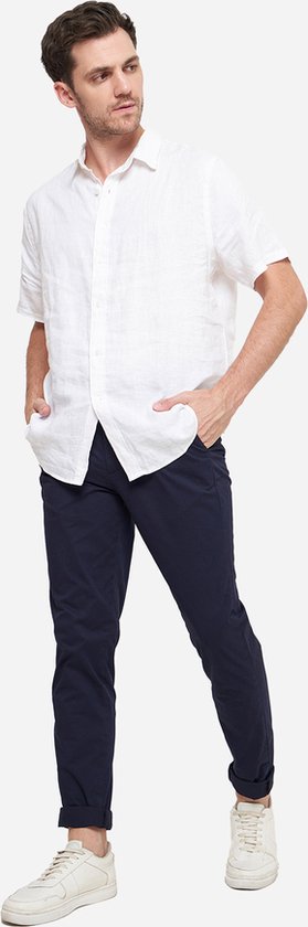 Mr Jac Chino en Cotton Pima teint en vêtement D.Navy 32/34