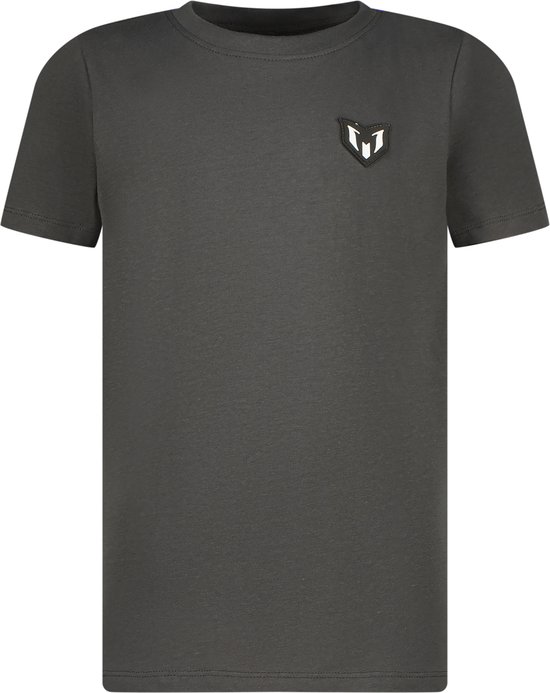 Vingino T-shirt Jacko Jongens T-shirt - Mattelic grey - Maat 140