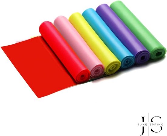 Yoga Band Mit 9 Schleifen - Stretchband Für Dehnübungen & Pilates Training