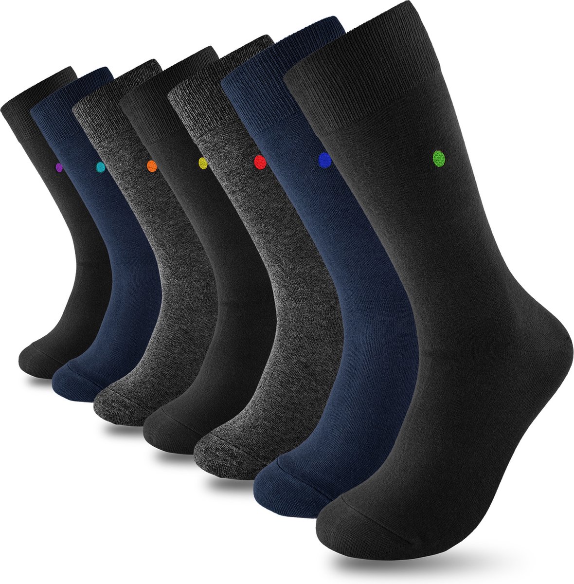 Seven Days in the mix | Cadeaubox met 7 paar sokken - maat: 39-42