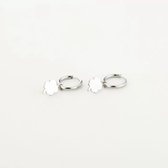 Boucles Boucles d'oreilles Trèfles - Michelle Bijoux - Boucles d'oreilles - 2 x 0 cm - Acier inoxydable - Argent