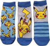 Paquet de 6 chaussettes pour garçons Pokémon Pikachu - 23-26