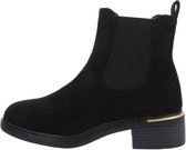 ZoeZo Design - laarzen - enkel laarzen - Chelsea laarzen - suedine - zwart - maat 37 - lage laarzen - klassieke laarzen