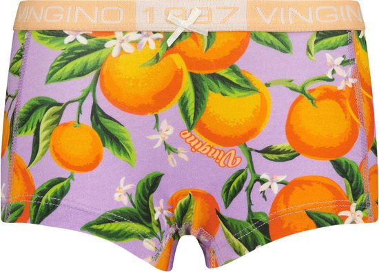 Vingino Hipster G-241-12 Orange 3 pack Meisjes Onderbroek - Wave lilac - Maat L