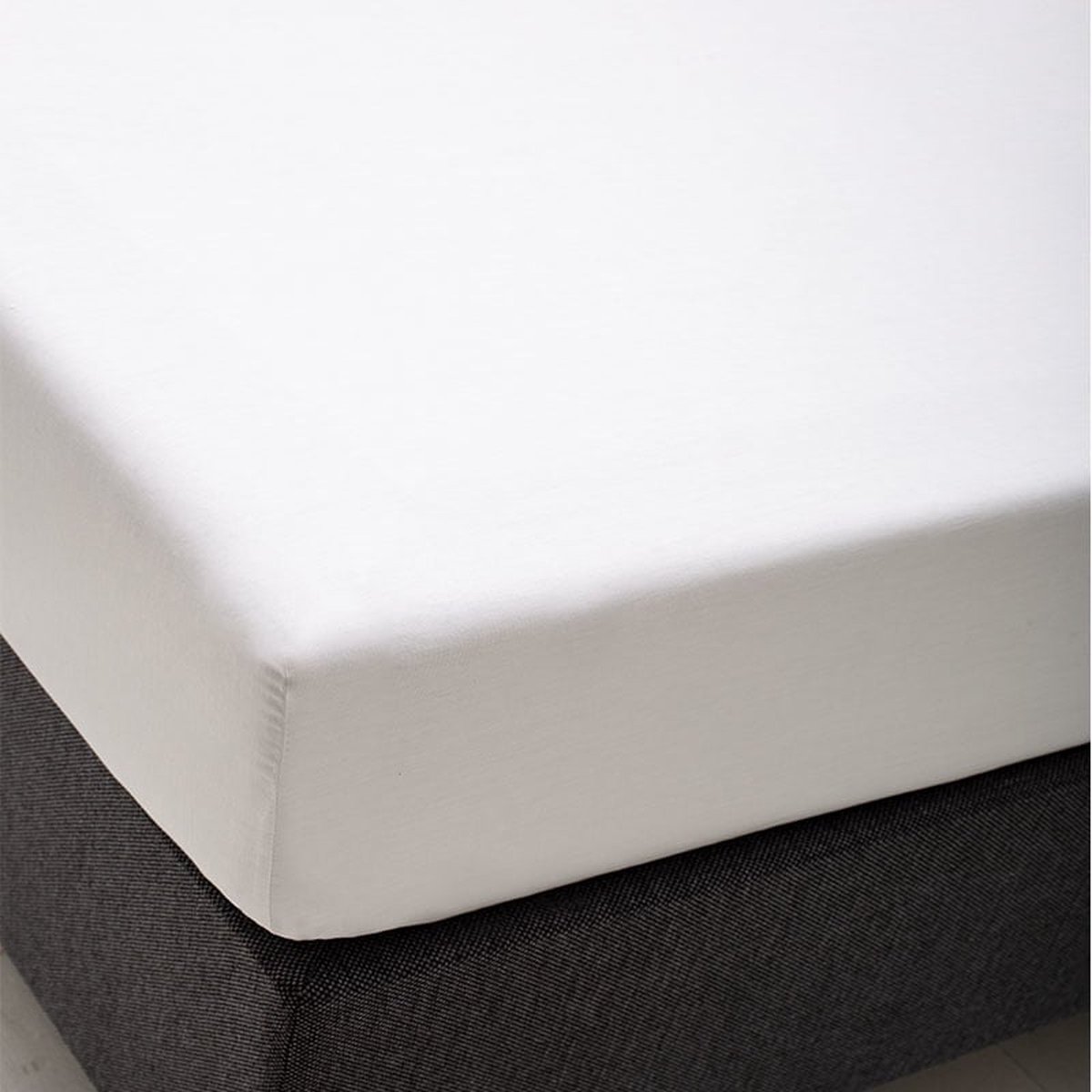 Standaard hoeslaken - Maat: 80 x 200 cm - Katoen - Creme - Fresh & Co