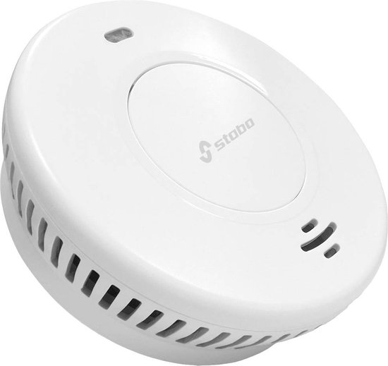 Heiman koolmonoxiddetector (CO) met digitale LCD-display, CO-alarm, 10