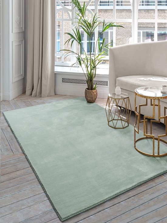 Karpet24 Modern Bont tapijt Lina Mint-160 x 230 cm