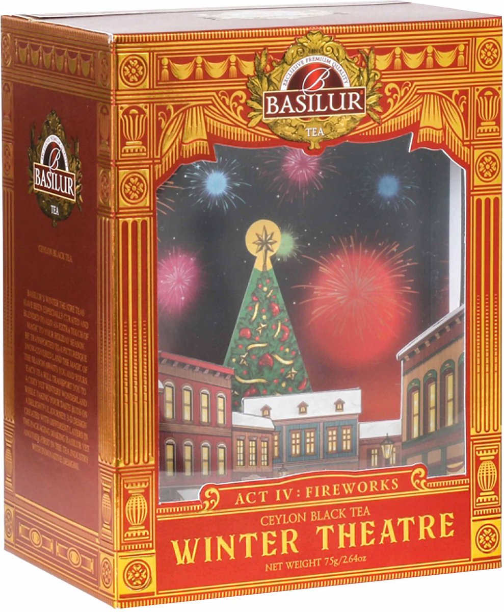 BASILUR Winter Theatre AKT IV - Losse Ceylon-thee, Orange Pekoe, 75g
