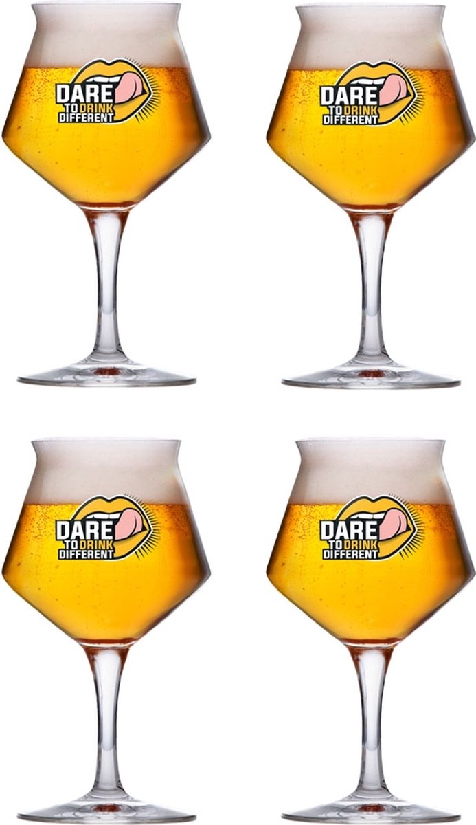 Dare to Drink Different bierglas 33cl - 4-pack