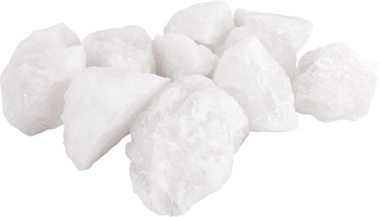 Bergkristal Ruw Groot - A-Kwaliteit - Groothandel Partij van 25kg - Stenen / Stukken van ca. 1,5kg p/st