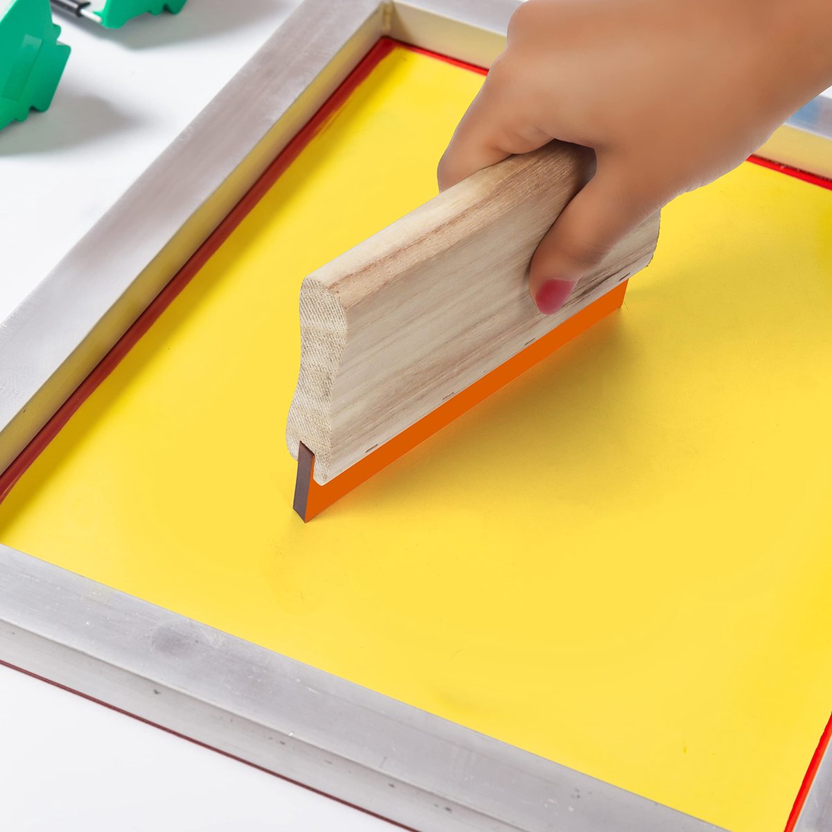 Goedkoopste Belle Vous Zeefdruk Trekspatel (3 Pak) – 3 Maten Spatels – Rubberen Inkt Schraper met Comfortabel Houten Handvat – DIU Kunst & Hobby, Transparante Film, Maskeertape & Glas Trekker