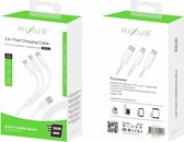 Rixus - USB -C - datakabel - 120 cm kabellengte - USB-A naar USB -C - Compatibel
