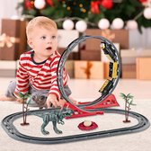 Elektrische Trein Set - Set met Dinosaurus - Voor kinderen - Geweldig cadeau voor kinderen - Trein - Ideaal Kerstcadeau
