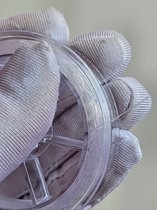 Transparant rijggaren - garen voor armbanden maken draad kralen elastiek hobby