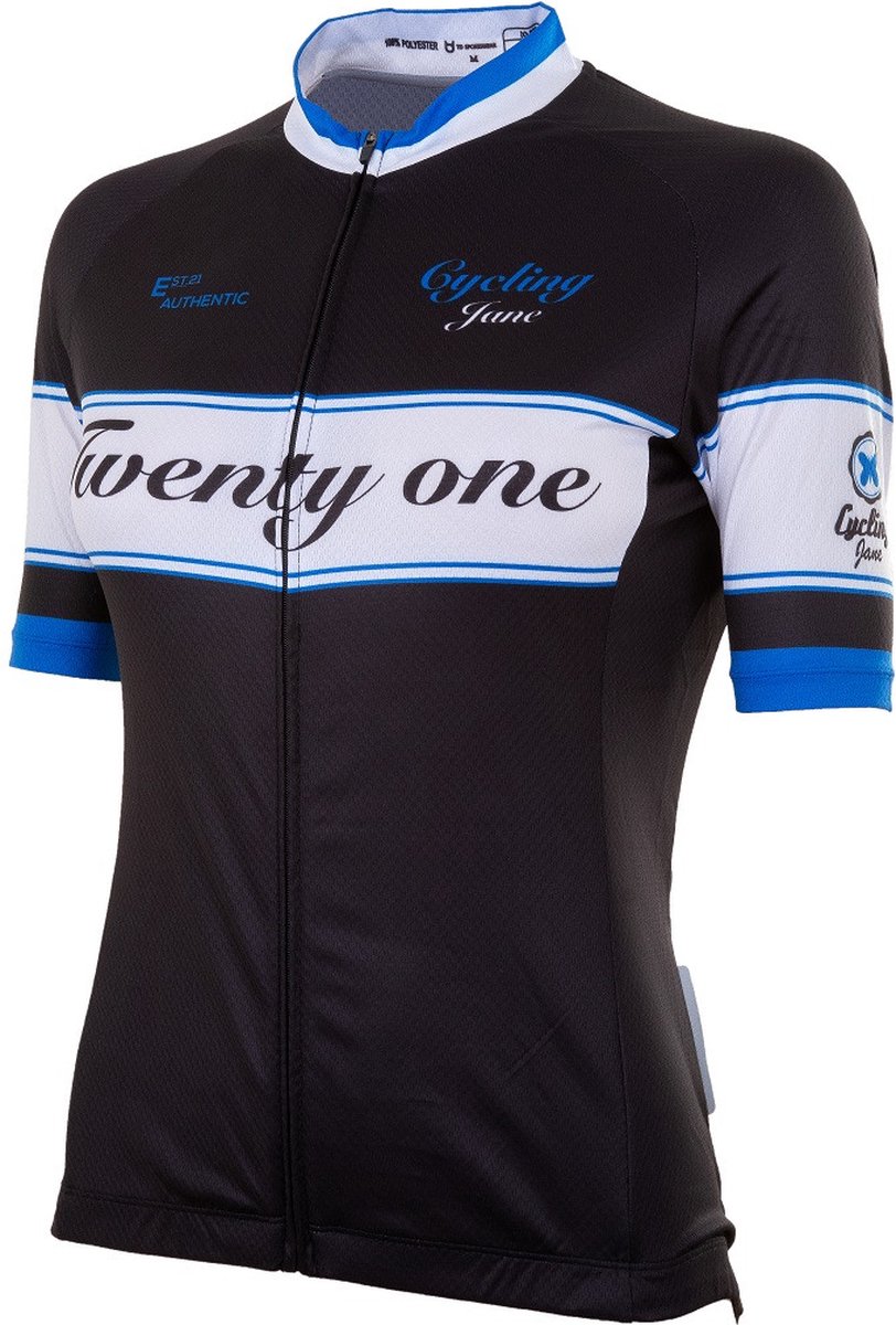 21Virages fietsshirt korte mouwen dames Michelle Zwart Blauw - XL