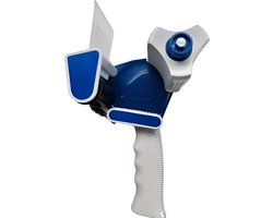 Tape dispenser handdozensluiter voor verpakkingstape - alle rolbreedtes tot 50mm - blauw