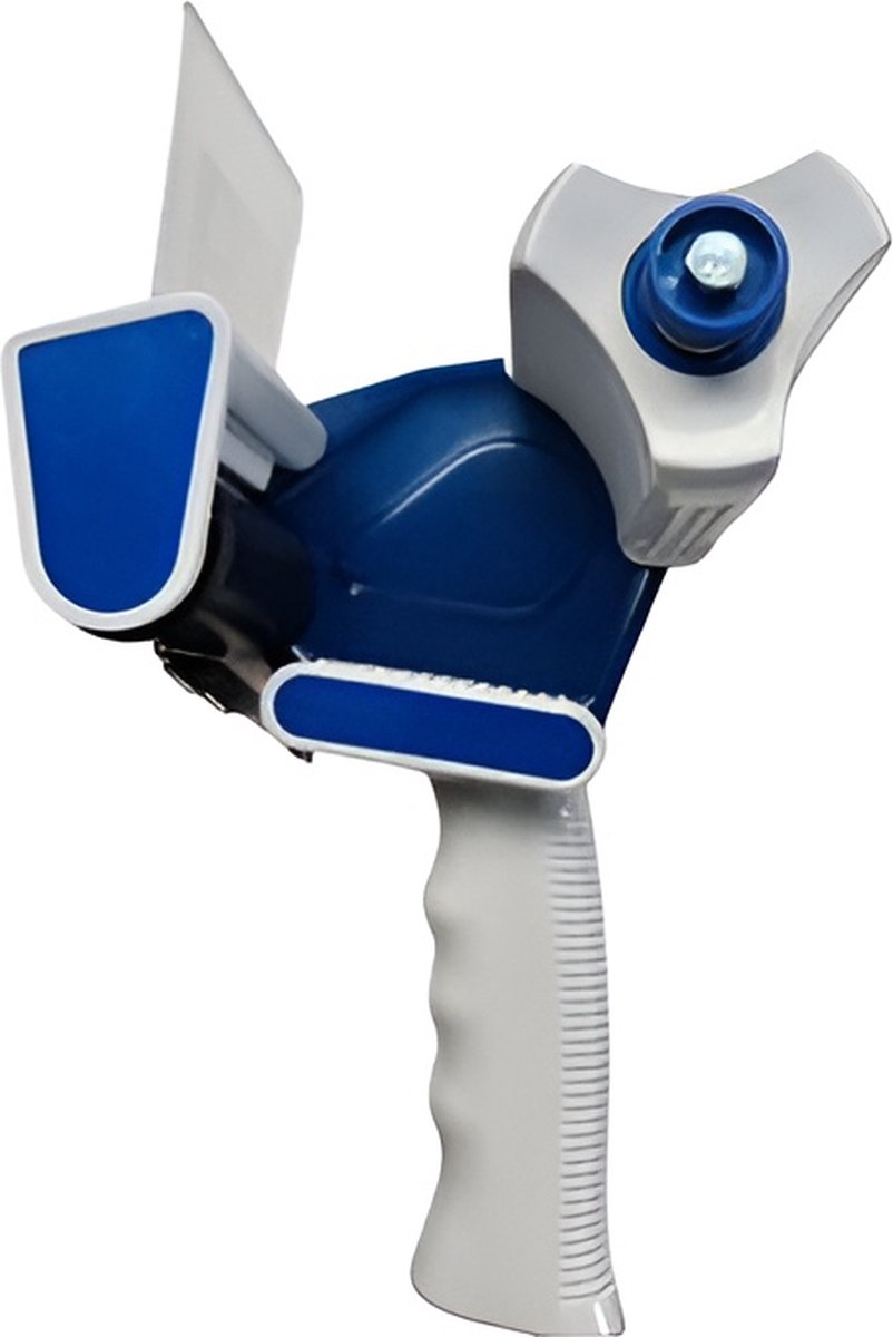Tape dispenser handdozensluiter voor verpakkingstape - alle rolbreedtes tot 50mm - blauw