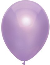 Ballonnen metallic lila - 30 cm - 50 stuks