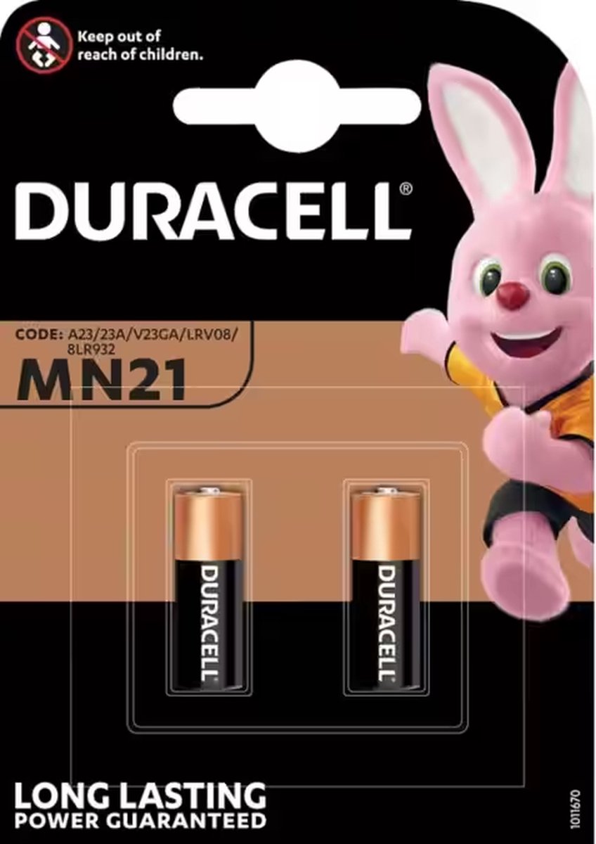 Duracell Alkaline Batterij MN21 23A 200 stuks (100 blisters van 2)