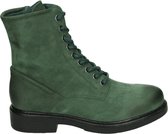 AQA Shoes A8441 - VeterlaarzenHoge sneakersDames sneakersDames veterschoenenHalf-hoge schoenen - Kleur: Groen - Maat: 38