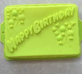 New Age Devi - Moule à gâteau Happy anniversaire - Enfant - Fête - 34 cm x 23 cm - Moule à pâtisserie - Moule à gâteau - Siliconen
