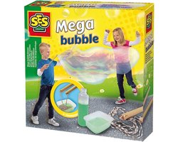 foto van SES - Mega bubbles - bellenblaas - met handige tool en sterk zeepsop voor mega bellen