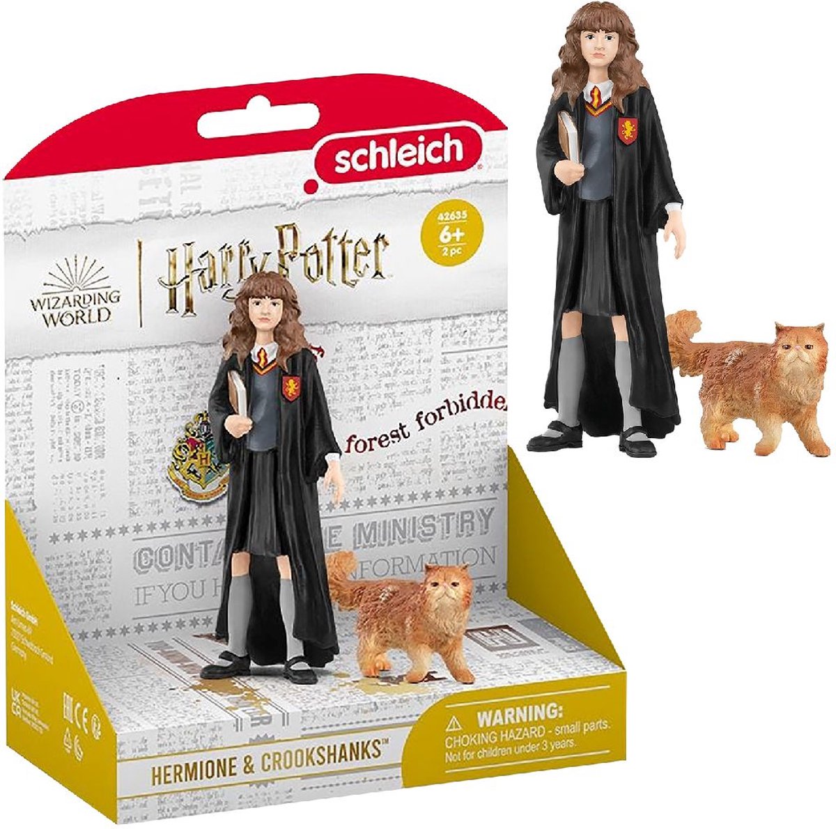 Schleich Harry Potter Hermelien Griffel en Knikkebeen speelfiguur