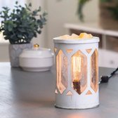 CANDLE WARMERS® ARBOR Edison Bulb fragrance lamp electric white