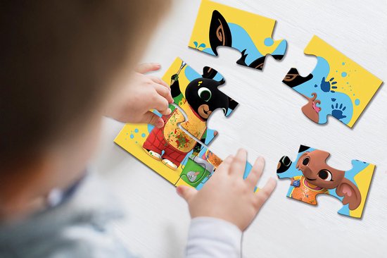 Bing - Ensemble de puzzle 4 en 1 - pièces 4x6x9x16 - puzzle pour enfants