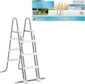 Intex Deluxe Pool Ladder - met verschuifbare treden - 91 cm/107 cm wandhoogte