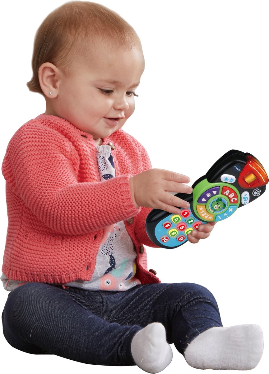 VTech Baby Mijn Eerste Afstandsbediening - Educatief Babyspeelgoed - Cijfers en Letters - Cadeau - Van 9 tot 36 Maanden — afbeelding 6