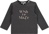 Noppies Meisjes T-shirt Waukesha - Charcoal - Maat 80