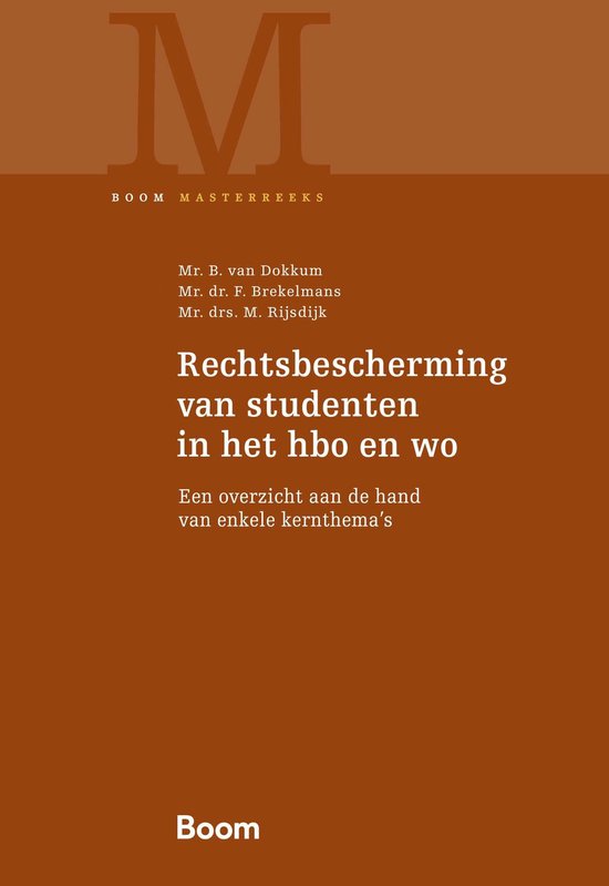 Rechtsbescherming van studenten in het hbo en wo - cover
