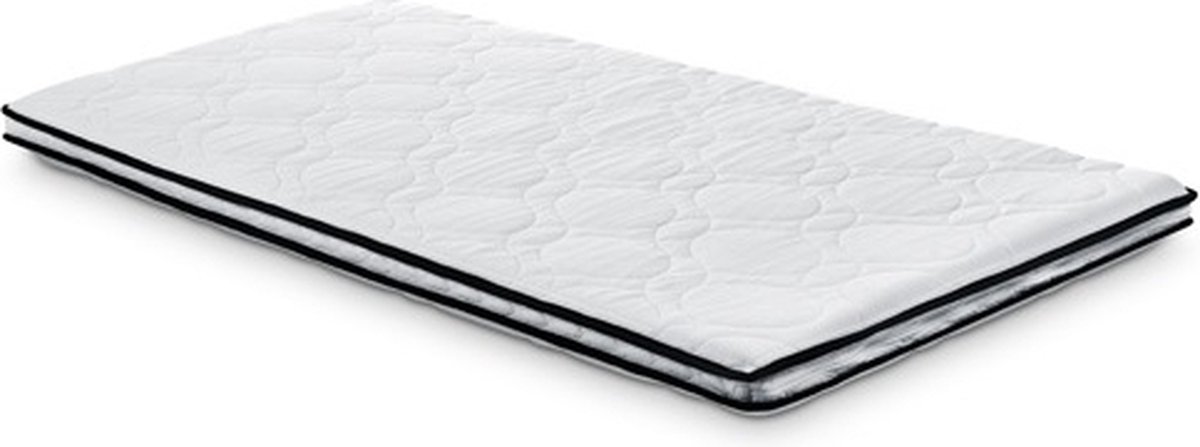 Topdekmatras NASA Tempcel - 180x210 - 7 cm dik - Anti-Allergie - Afritsbare en wasbare hoes