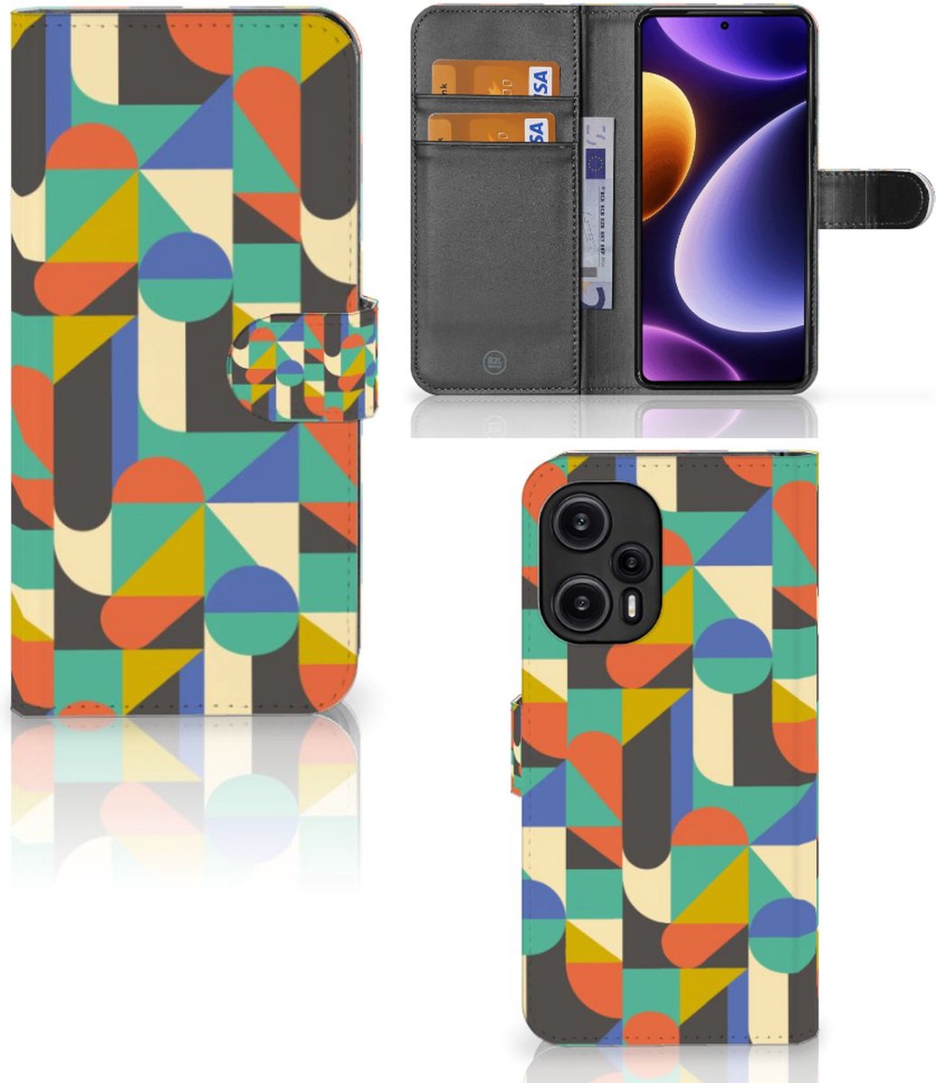 Xiaomi Poco F5 Telefoon Hoesje Funky Retro