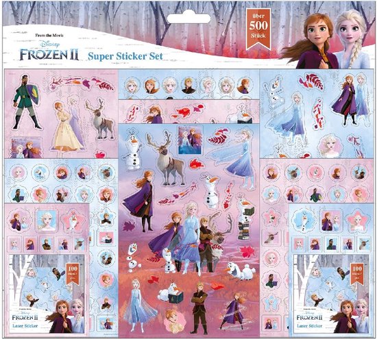 Frozen super sticker set